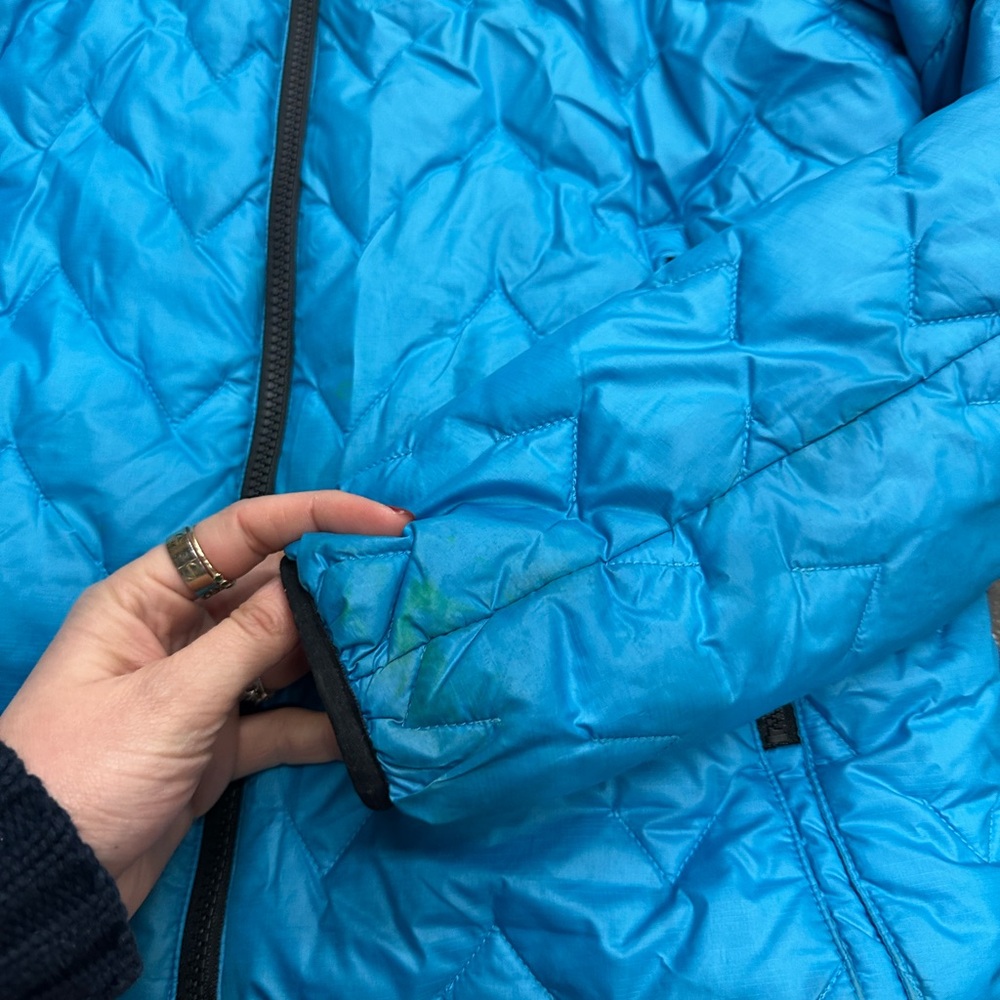 Helly Hansen Puffer Coat Softshell Blue Mens Smal… - image 7